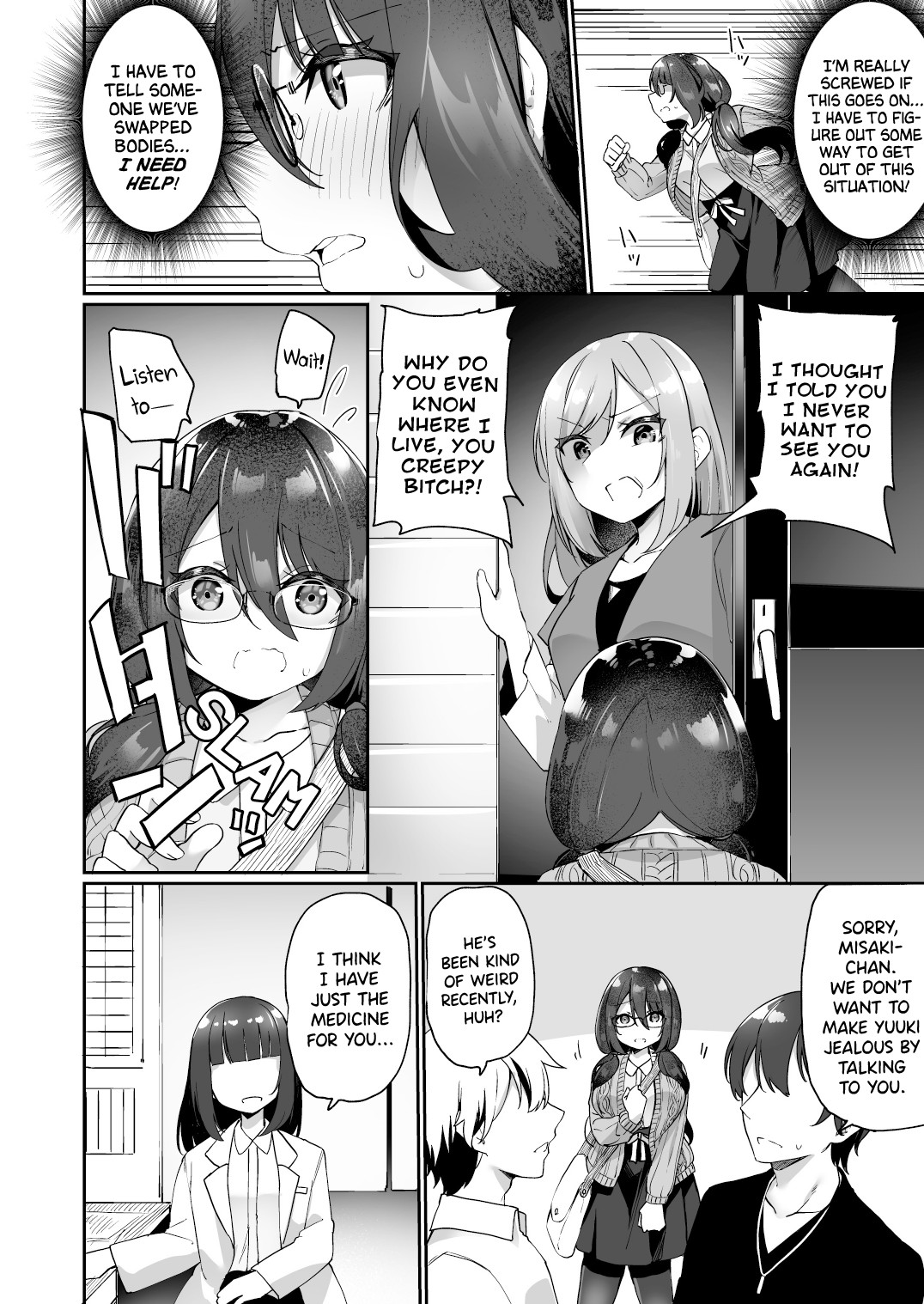 Hentai Manga Comic-I Ended Up Changing Bodies With The big Breasted Yandere Kouhai Who Gets Turned On From Simply Hearing My Voice-Read-27